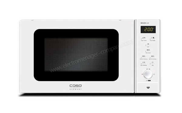 CASO MCG30 chef pure white - Vue de face