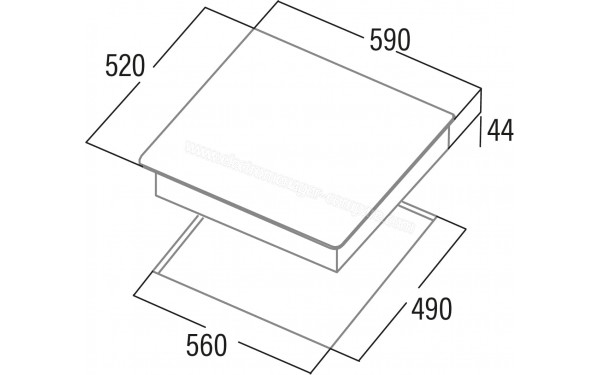 CATA 604 HVI/C - Dimensions