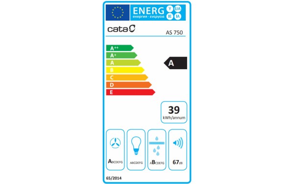 CATA AS750 - &Eacute;tiquette &eacute;nergie