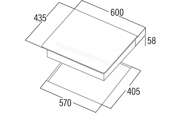 CATA IB 5003 BK - Dimensions
