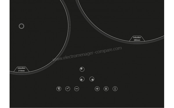 CATA IB 6303 BK 2022 - Panneau de commandes