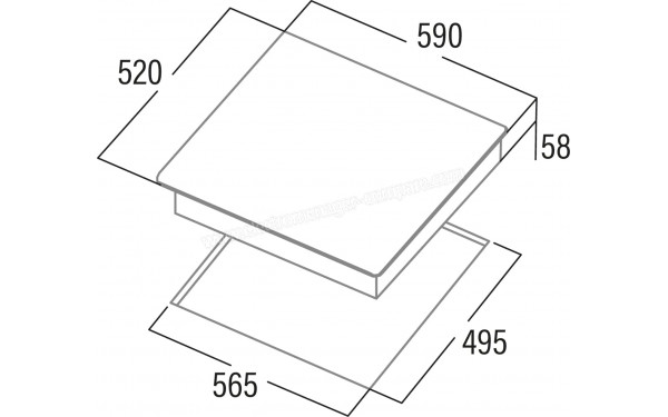 CATA IB 6304 BK/A - Dimensions