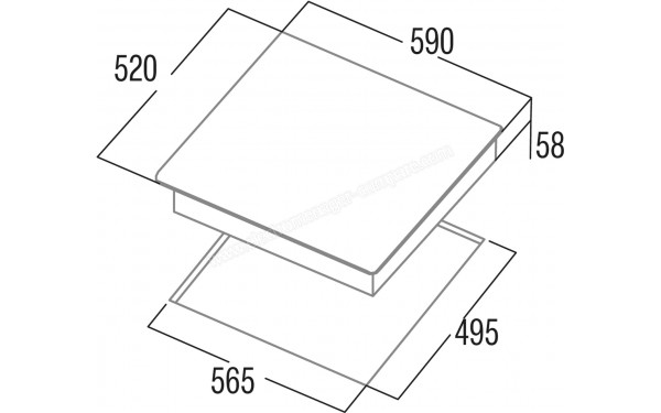 CATA IB 6403 BK - Dimensions