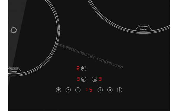CATA IB 6403 BK - Vue des programmes