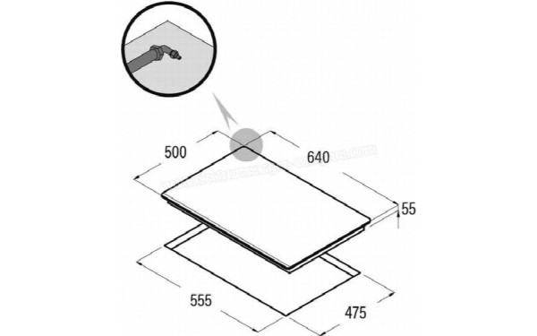 CATA LCI 6031 BK - Sch&eacute;ma technique