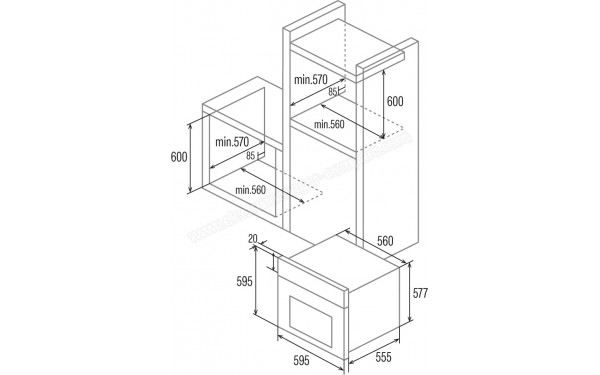 CATA PR 6011 XGBK - Dimensions