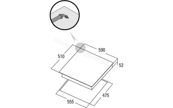 CATA SCI 6021 BK - Sch&eacute;ma technique
