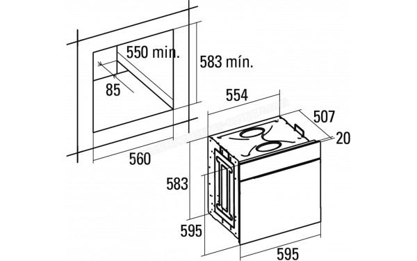 CATA SE 6204 X - Sch&eacute;ma technique