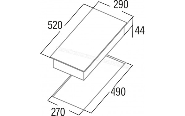 CATA VI 302/D - Dimensions