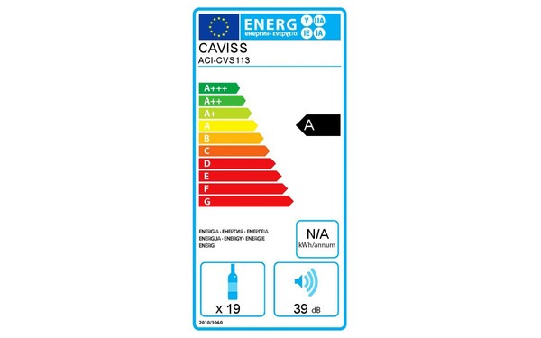CAVISS ACI-CVS113 - &Eacute;tiquette &eacute;nergie