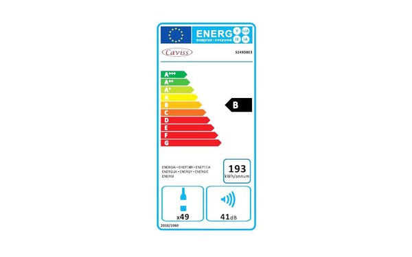 CAVISS S149OBE3N - &Eacute;tiquette &eacute;nergie