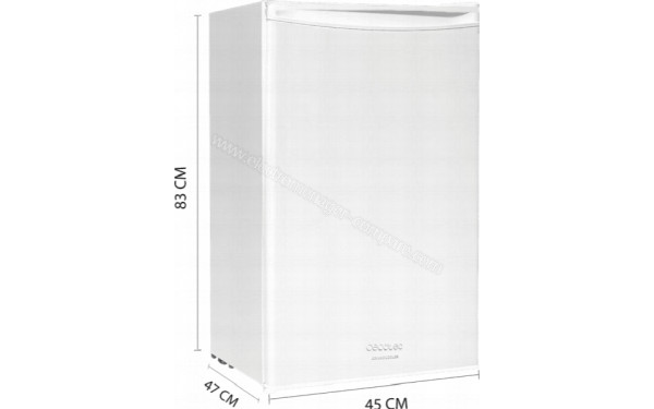 CECOTEC Bolero CoolMarket TT 90 White E - Dimensions
