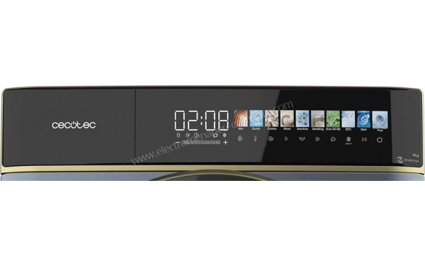 CECOTEC Bolero DressCode 8900 Inverter FullColor Ice Blue A - Panneau de commandes