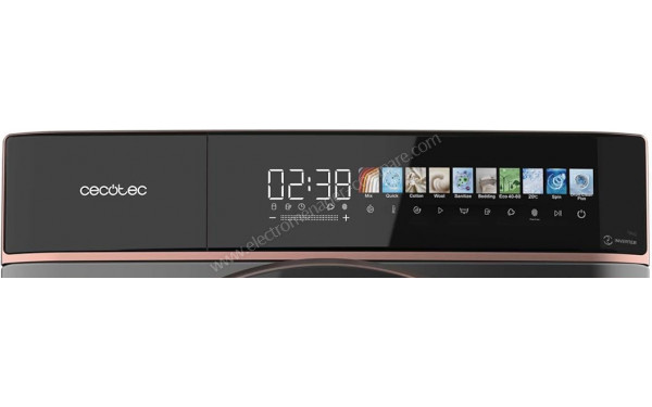 CECOTEC Bolero DressCode 9900 Inverter FullColor Steel A - Panneau de commandes