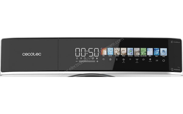 CECOTEC Bolero DressCode 9900 Autodose Inverter FullColor A - Panneau de commandes