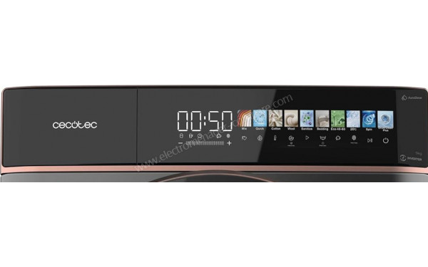 CECOTEC Bolero DressCode 9900 Autodose Inverter FullColor Steel A - Panneau de commandes