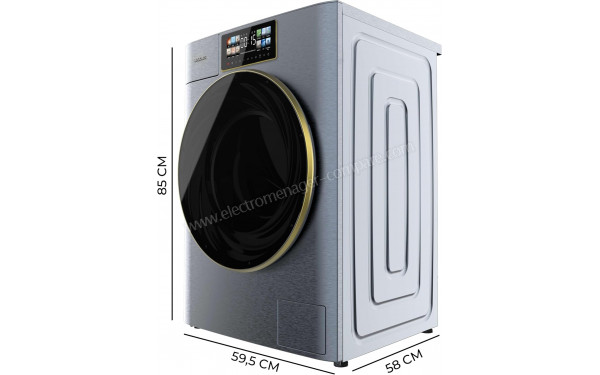 CECOTEC Bolero DressCode 9950 Autodose Inverter 3D Ice Blue A - Dimensions