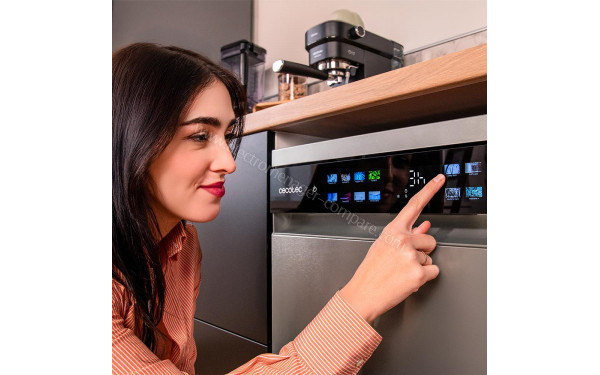 CECOTEC Bolero Aguazero 6210 Inox D - Vue des programmes