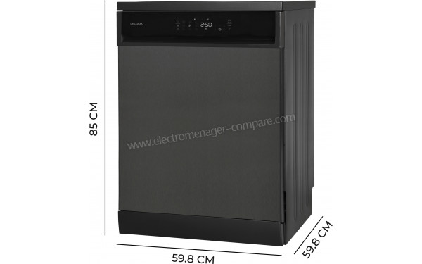 CECOTEC Bolero Aguazero 6800 Dark A - Dimensions