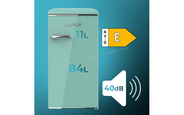 CECOTEC Bolero CoolMarket TT Origin 95 Green E - Dimensions