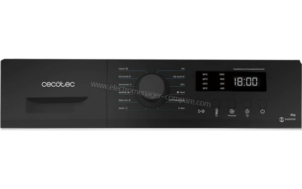 CECOTEC Bolero DressCode 6150 Inverter A - Panneau de commandes