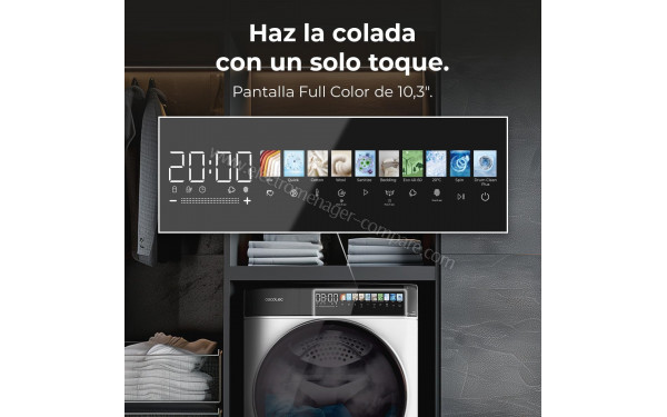 CECOTEC Bolero DressCode 10900 Autodose Inverter FullColor A - Vue des programmes