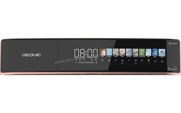 CECOTEC Bolero DressCode 10900 Autodose Inverter FullColor Steel A - Panneau de commandes