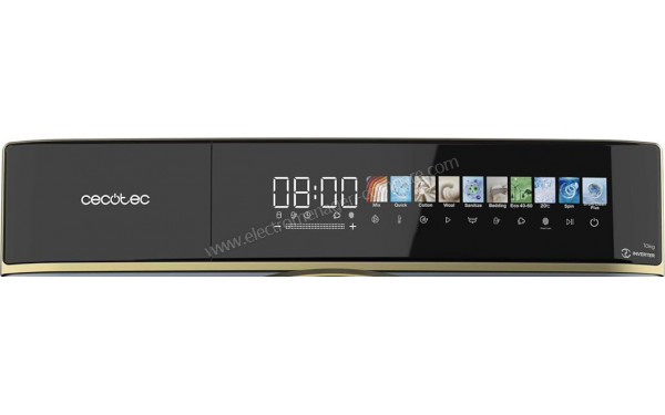 CECOTEC Bolero DressCode 10900 Inverter FullColor Ice Blue A - Panneau de commandes