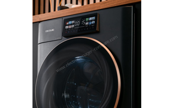 CECOTEC Bolero DressCode 10950 Autodose Inverter 3D Steel A - Panneau de commandes