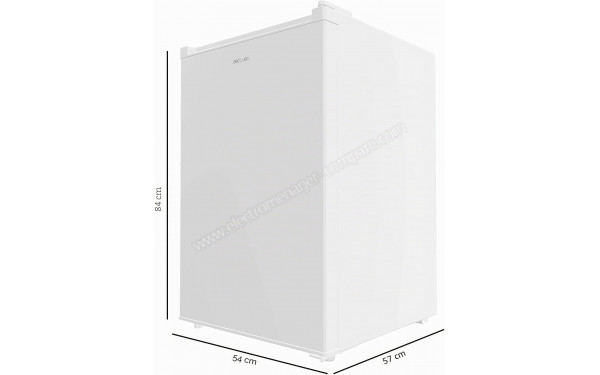 CECOTEC Bolero CoolMarket TT 133 L White - Dimensions