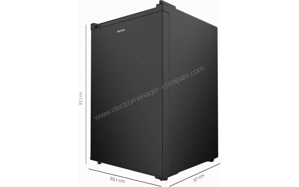 CECOTEC Bolero CoolMarket TT 133 L Black - Dimensions
