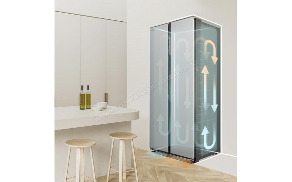 CECOTEC Bolero CoolMarket SBS 436 SBI Inox E - Circulation du froid