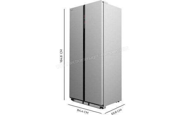 CECOTEC Bolero CoolMarket SBS 436 SBI Inox E - Dimensions