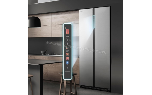 CECOTEC Bolero CoolMarket SBS 436 SBI Inox E - Panneau de commandes