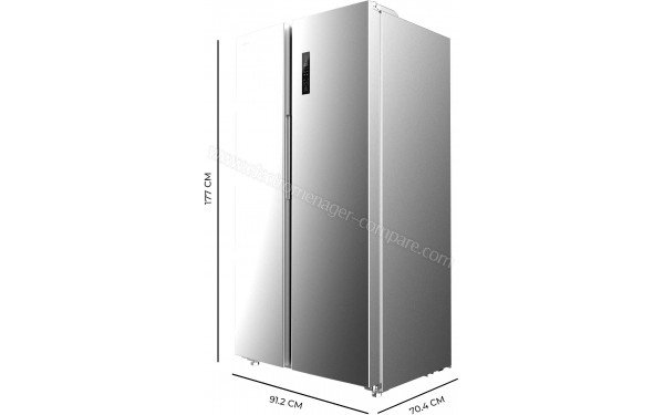 CECOTEC Bolero CoolMarket SBS 562 Inox E - Dimensions