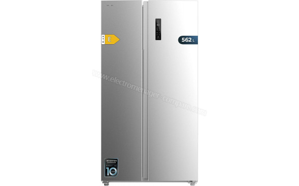 CECOTEC Bolero CoolMarket SBS 562 Inox E - Vue de face