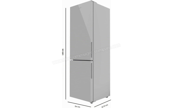 CECOTEC Bolero CoolMarket Combi 250 Grey Glass D - Dimensions