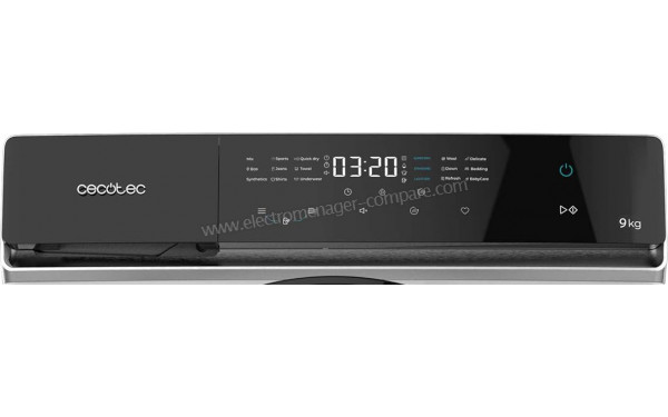 CECOTEC Bolero DressCode Dry 9400 A++ - Panneau de commandes