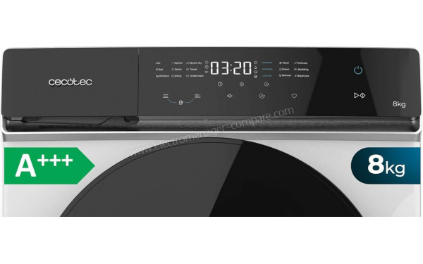 CECOTEC Bolero DressCode Dry 8400 A+++ - Panneau de commandes