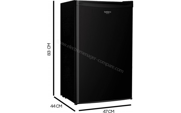 CECOTEC Bolero CoolMarket TT 90 Noir - Dimensions