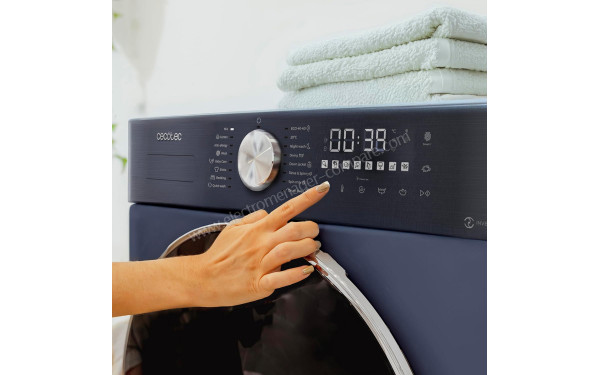 CECOTEC Bolero Wash&Dry 8580 Inverter Ice Blue B - Vue des programmes