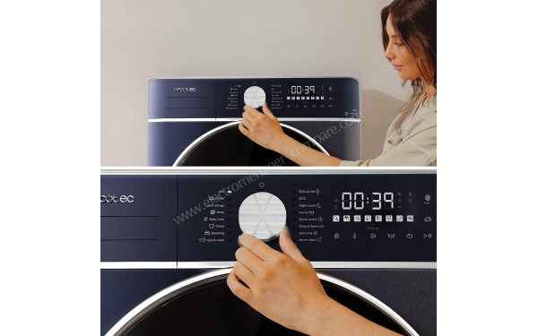 CECOTEC Bolero Wash&Dry 8580 Inverter Ice Blue B - Vue des programmes