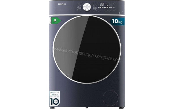 CECOTEC Bolero Wash&Dry 10680 Inverter Ice Blue A - Vue de face