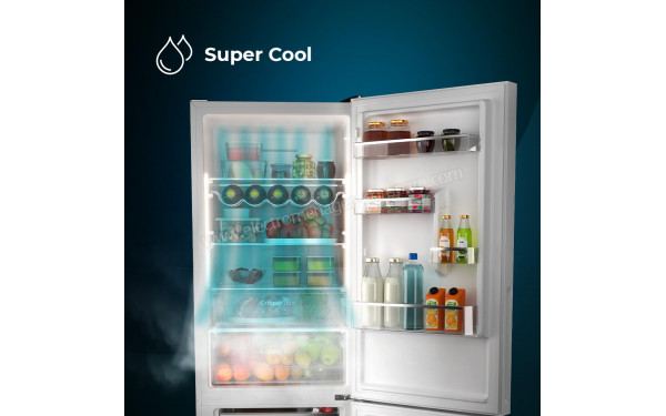 CECOTEC Bolero CoolMarket Combi 322 Glass White D - Super Cool