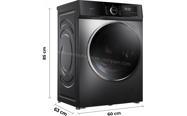 CECOTEC Bolero DressCode 10500 Inverter Steel A - Dimensions