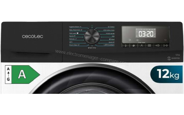 CECOTEC Bolero DressCode 120700 Inverter A - Panneau de commandes