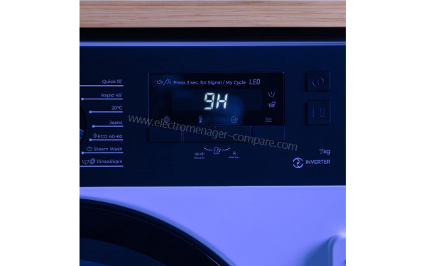 CECOTEC Bolero DressCode 740 BI Inverter A - Vue des programmes