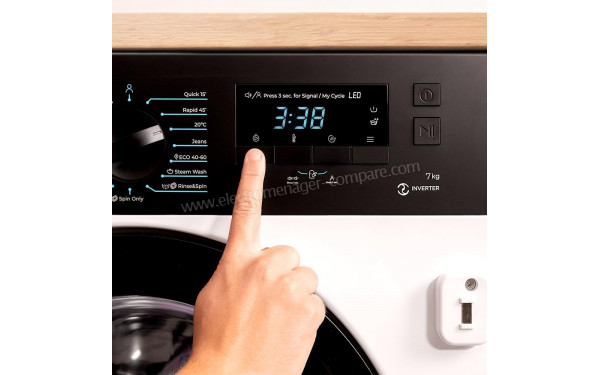 CECOTEC Bolero DressCode 740 BI Inverter A - Vue des programmes