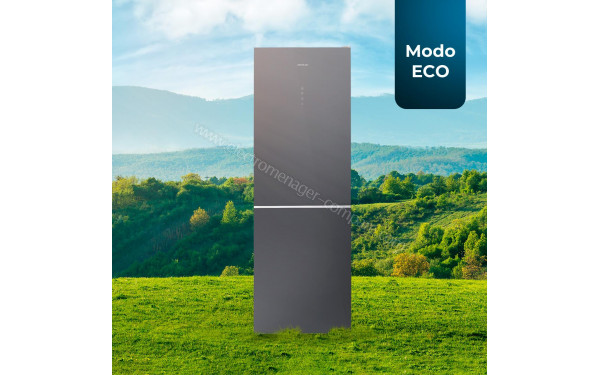 CECOTEC Bolero CoolMarket Combi 322 Glass Grey D - Mise en situation