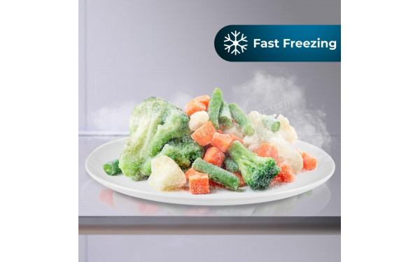 CECOTEC Bolero CoolMarket Combi 322 Glass Grey D - Fast Freezing